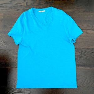 John Varvatos blue short sleeved v-neck t-shirt